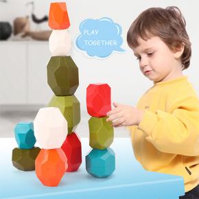 A012 BALANCING STONE BLOCK BABY EDUCATIONAL TOYS 