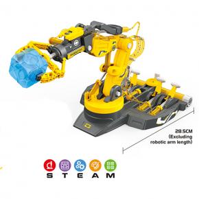 3-in-1 Hydraulic Robot Arm DIY STEM Assemble Block