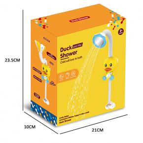 8366-32A Baby Bath Toys B/O Yellow Duck Shower Head